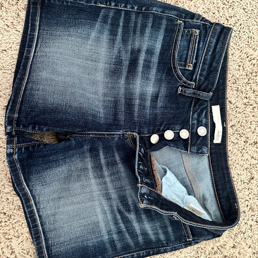 Stylish Denim Shorts with Button Fly